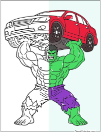 Desenho infantil para imprimir e colorir